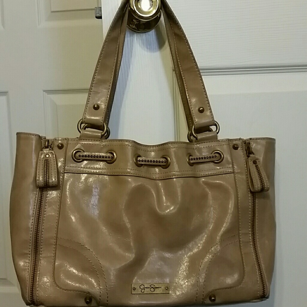 Jessica Simpson beige/nude color handbag